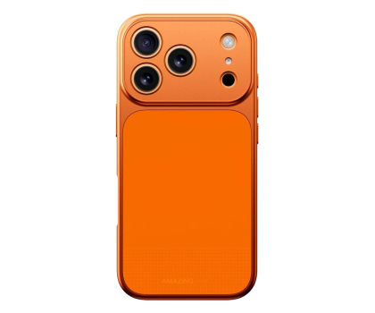 Etui do telefonów AmazingThing Minimal Mag Full Cover Case na iPhone 17 Pro Max - pomarańcz
